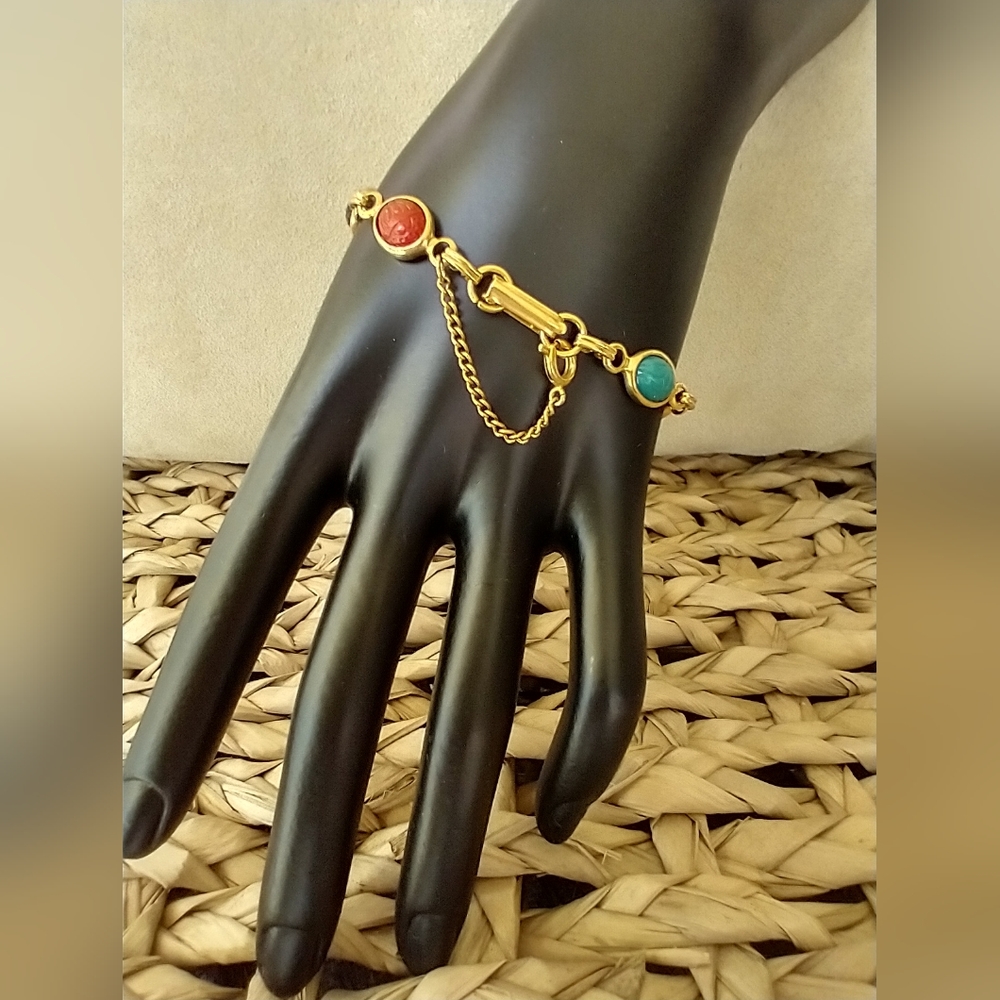 Source Unknown Multicolor Gemstone Bracelet - image 2